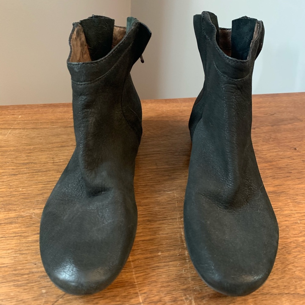 SAM EDELMAN Cody Leather Black Ankle Boot. Size 7